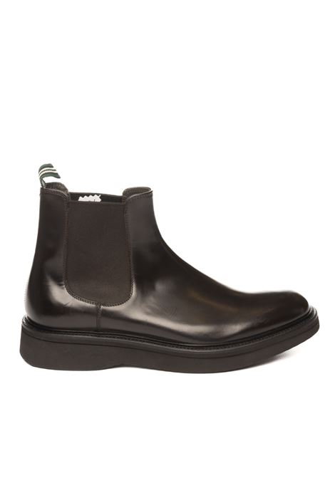 beatles in dark leather GREEN GEORGE | 5079POLISHED-T.MORO